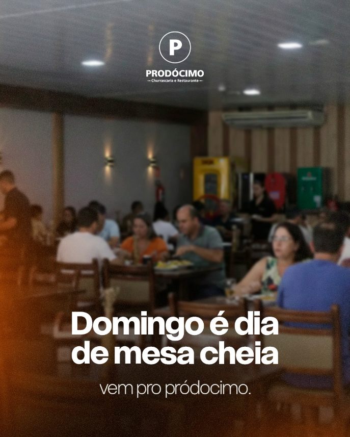Salão da Prodócimo cheio de clientes num domingo